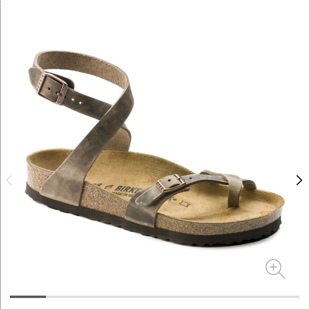 Birkenstocks wrap around ankle